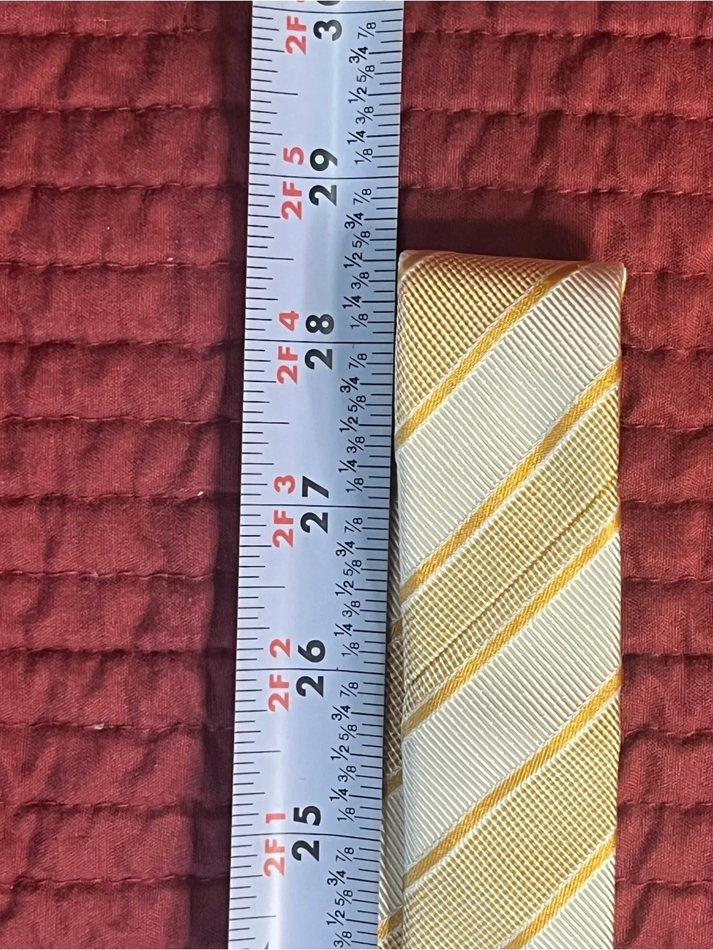 Fendi Diagonal Stripe Silk Blend Tie